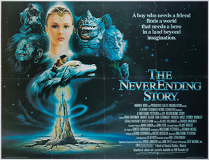 The NeverEnding Story 1985 UK Quad Film Movie Poster, Casaro
