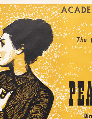 The Peach Thief 1965 Academy Cinema UK Quad Film Poster, Strausfeld - detail