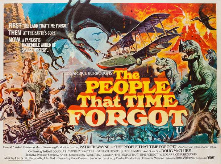 The People that Time Forgot 1977 Uk Quad film poster