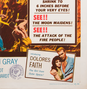 The Phantom Planet 1962 US 1 Sheet Film Movie Poster - detail