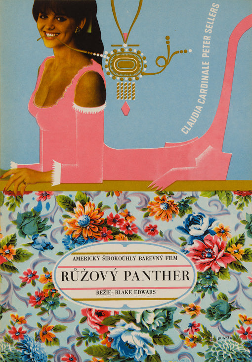 The Pink Panther 1966 Czech A3 original film movie poster