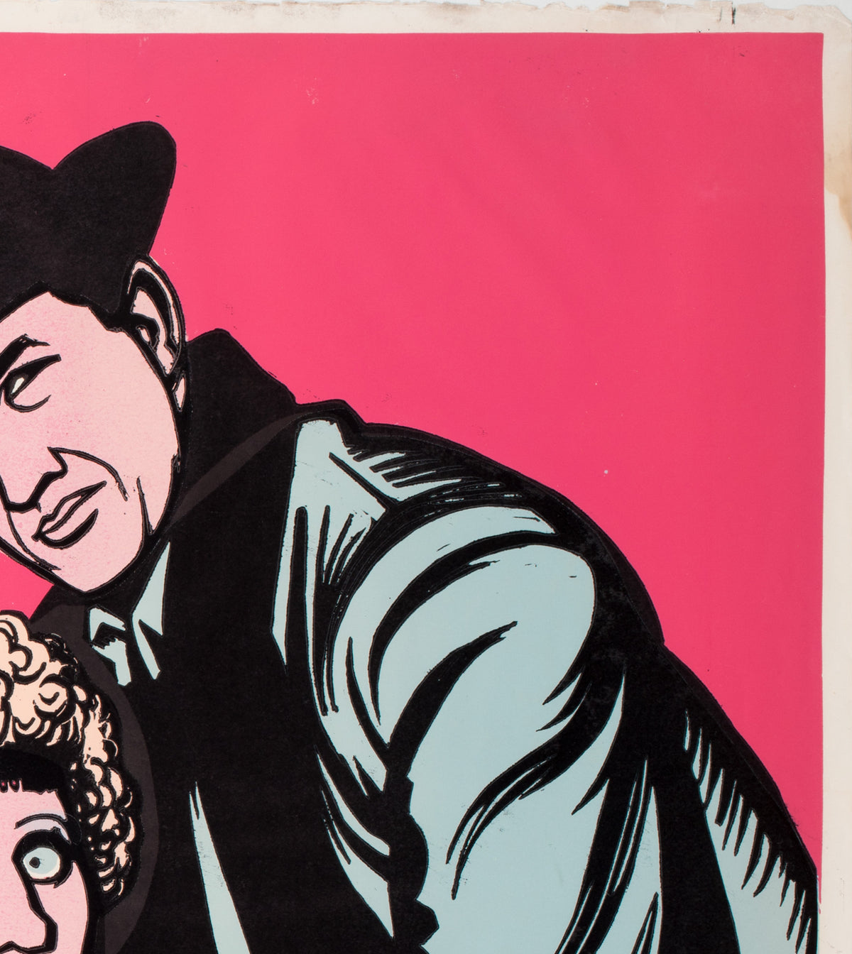 The Serpent's Egg 1978 Academy Cinema UK Quad Film Movie Poster, Strausfeld, Pink - detail