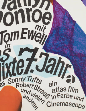 The Seven Year Itch R1966 German A1 Film Poster, Fischer-Nosbisch