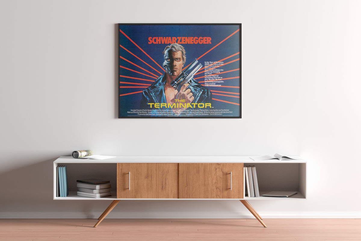 The Terminator 1985 UK Quad Film Movie Poster, Francis