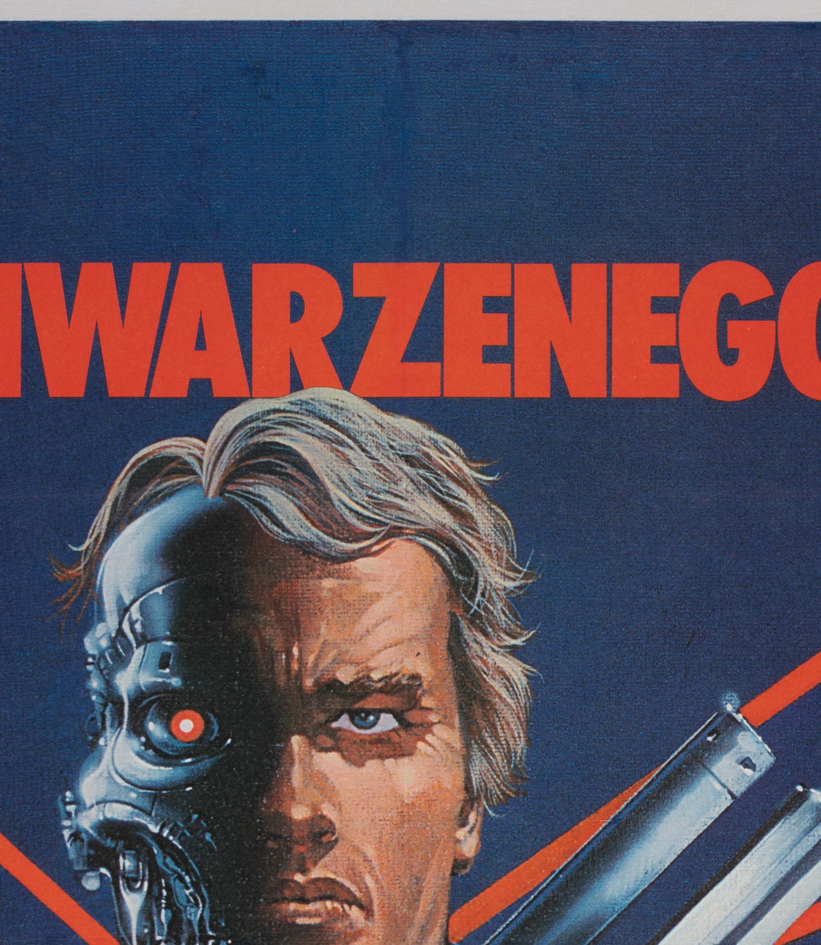 The Terminator 1985 UK Quad Film Movie Poster, Francis - detail