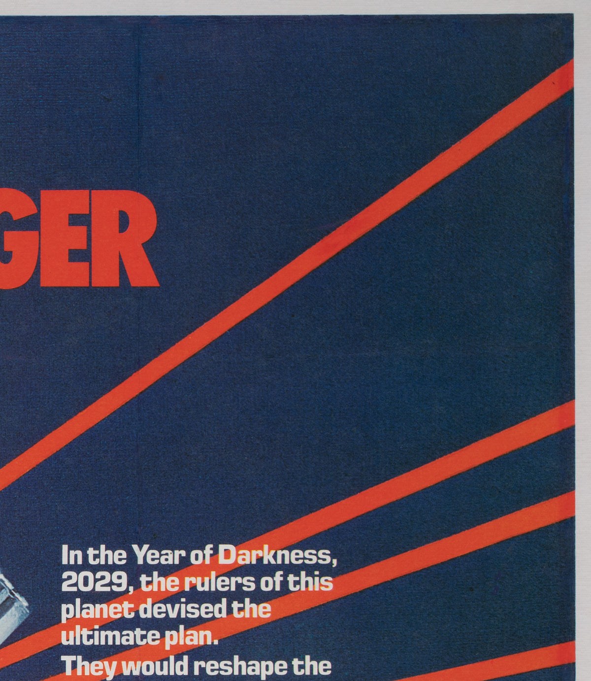 The Terminator 1985 UK Quad Film Movie Poster, Francis - detail