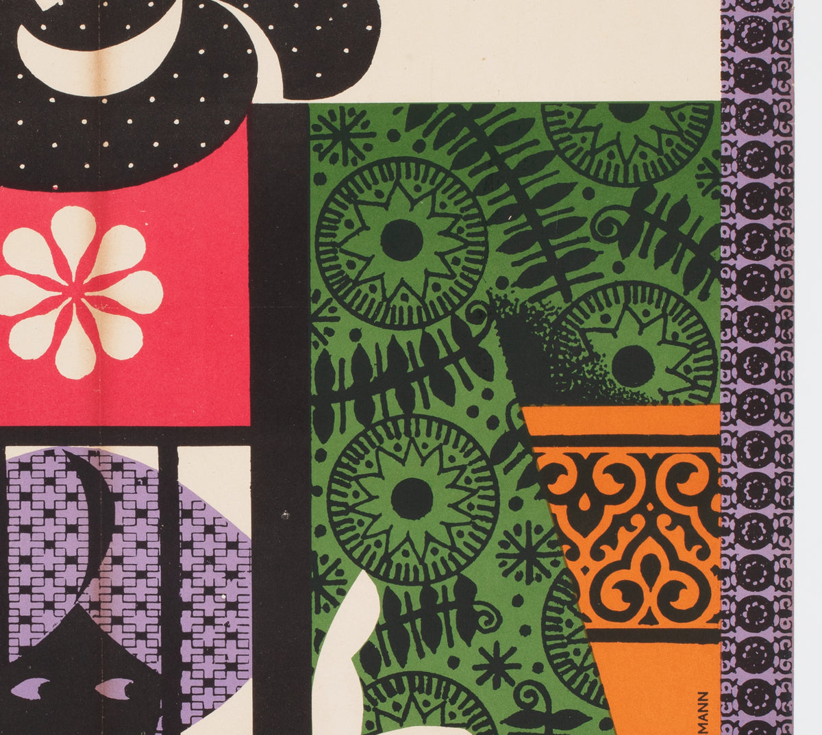 The Thief of Bagdad 1965 East German Film Poster, Gottsmann - detail