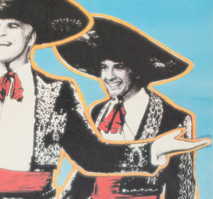  Three Amigos 1990 East German Film Movie Poster, Finger - detail