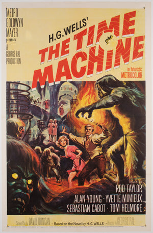 The Time Machine 1960 US 1 Sheet Film Poster, Brown