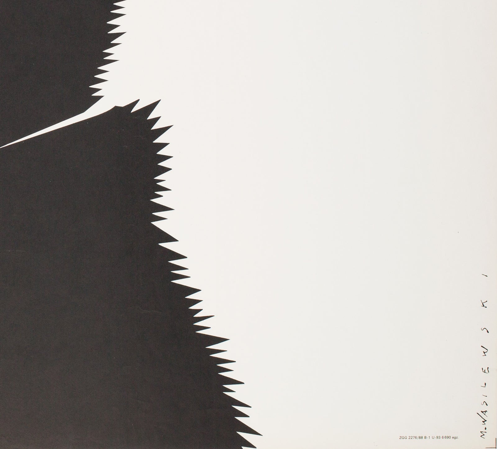 The Untouchables 1989 Polish B1 Film Poster, Wasilewski - detail