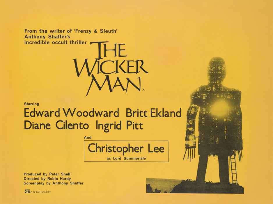 The Wicker Man 1973 UK Quad Film Poster