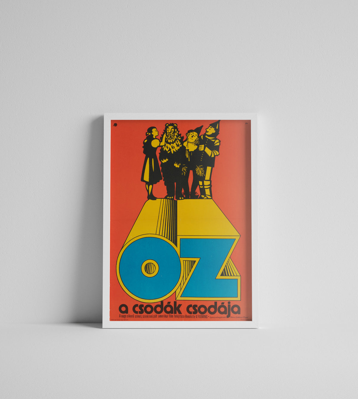 The Wizard of Oz R1970s Hungarian Half Sheet Film Poster