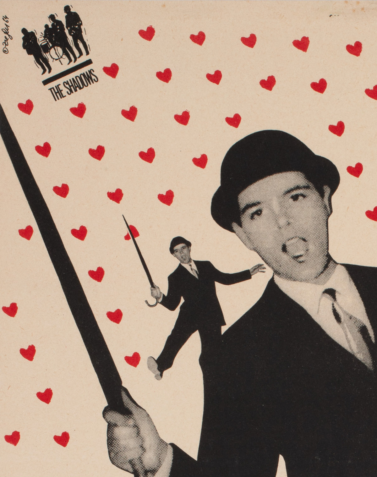 The Young Ones 1964 Czech A3 Film Poster, Ziegler - detail