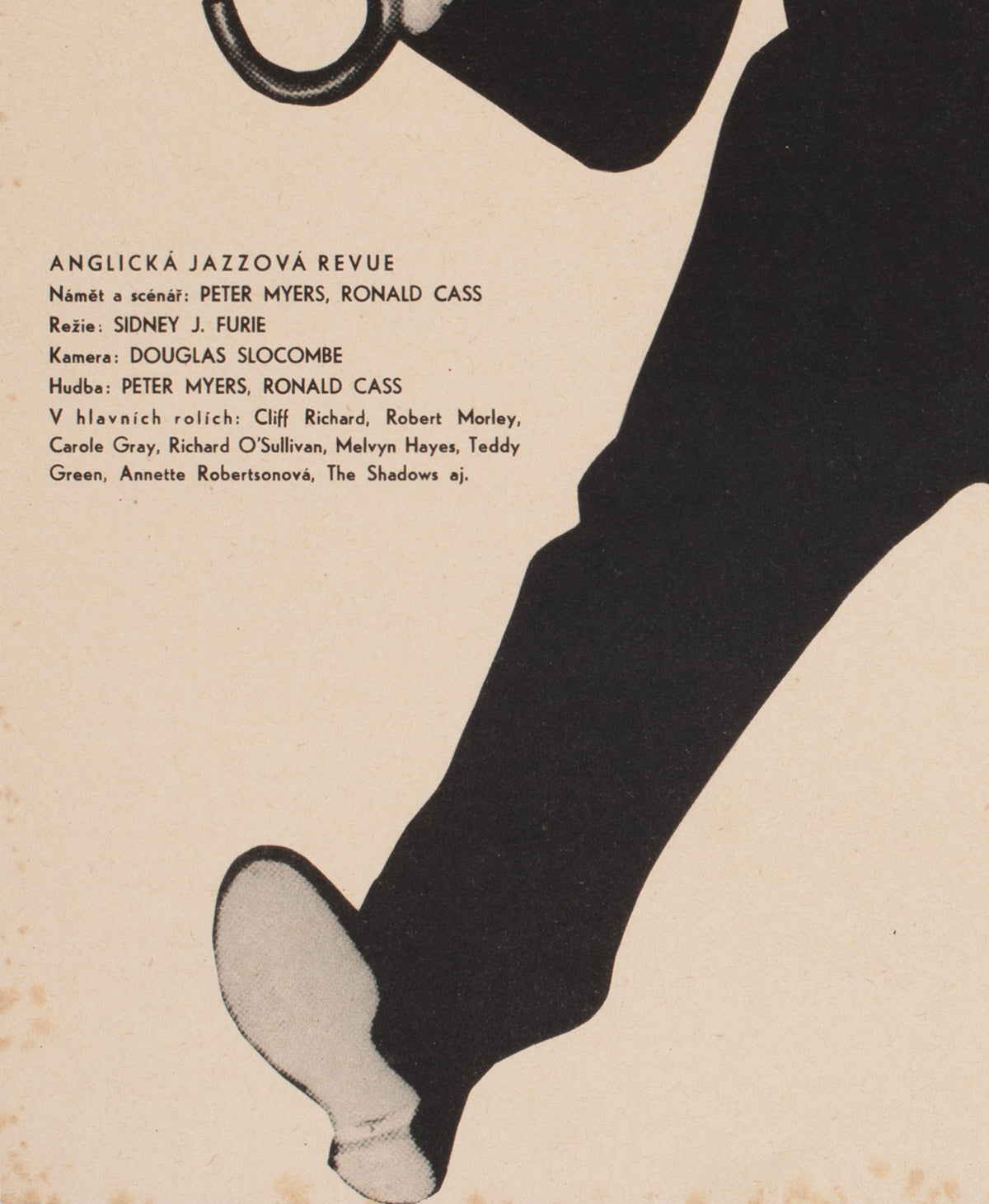 The Young Ones 1964 Czech A3 Film Poster, Ziegler - detail