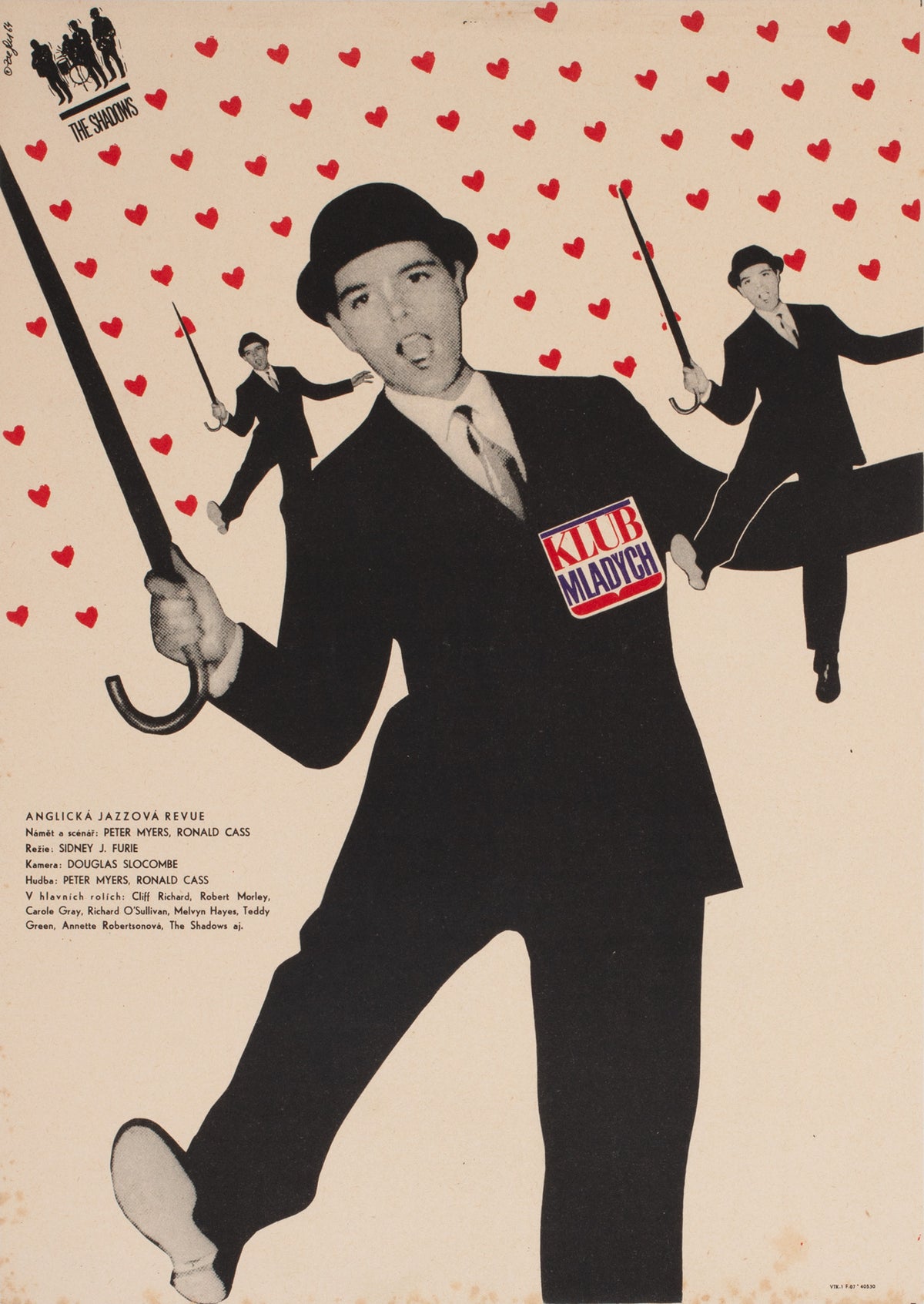 The Young Ones 1964 Czech A3 Film Poster, Ziegler