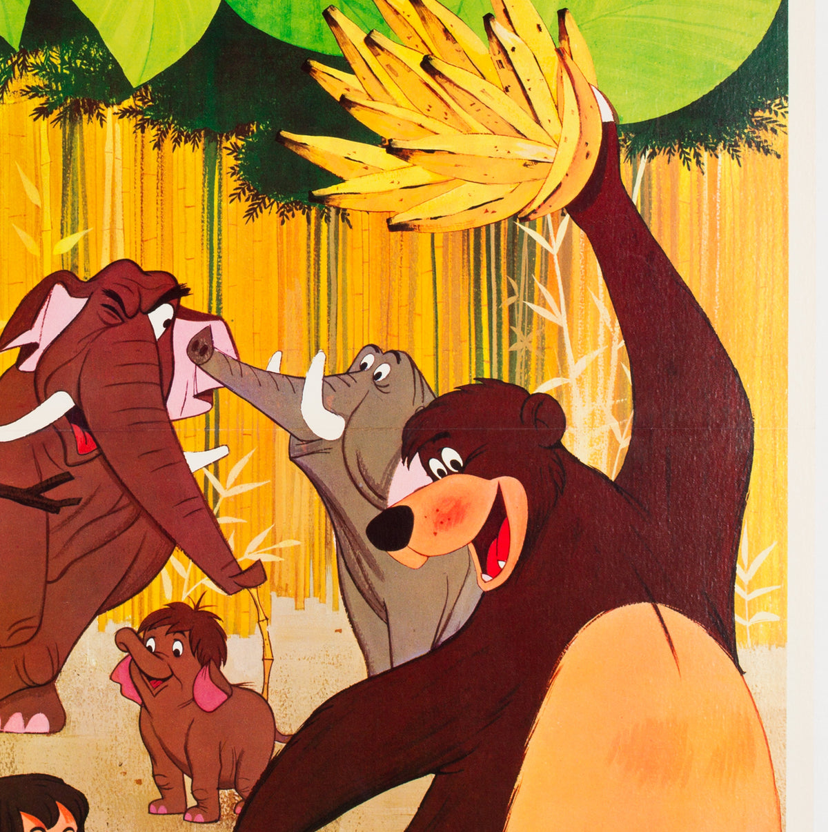 The Jungle Book 1967 US 1 Sheet Film Poster - detail
