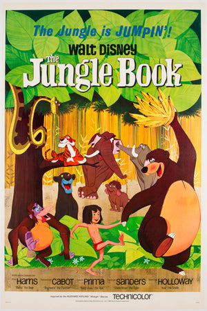 The Jungle Book 1967 US 1 Sheet Film Poster