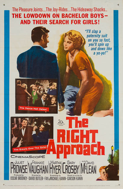 The Right Approach 1961 original vintage US 1 sheet film movie poster