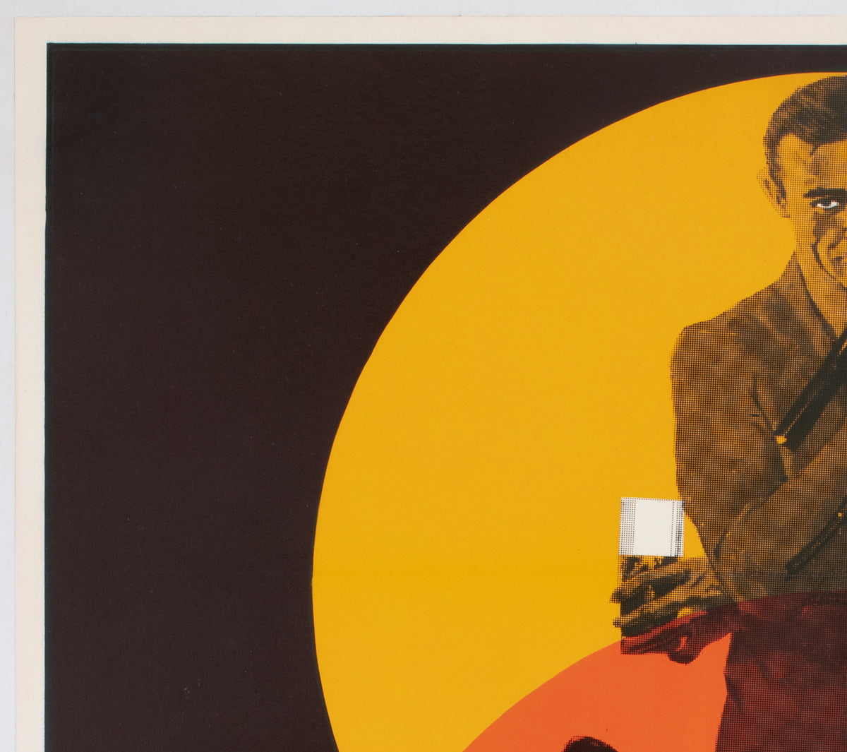 Thunderball 1965 Danish A1 Film Movie Poster, Robert McGinnis - detail