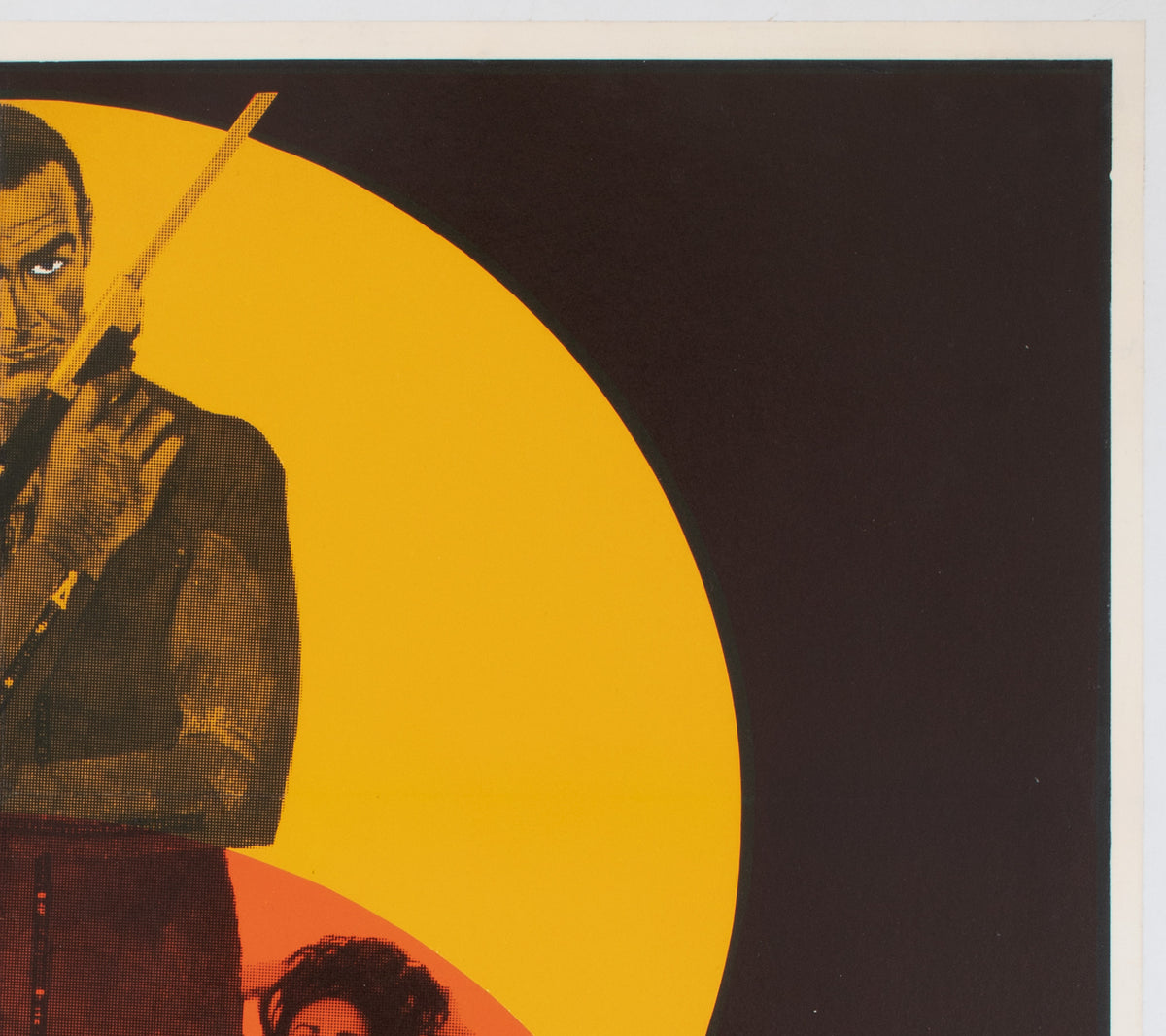 Thunderball 1965 Danish A1 Film Movie Poster, Robert McGinnis - detail