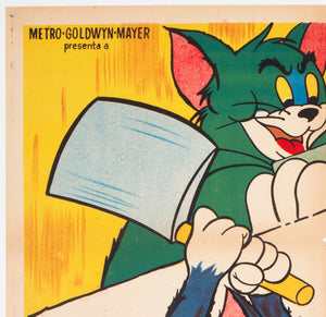 Tom and Jerry 1950s Argentinian Film Poster