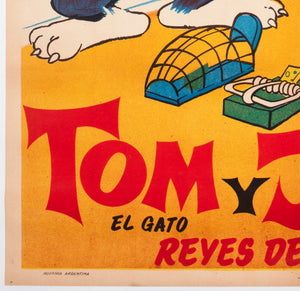 Tom and Jerry 1950s Argentinian Film Poster