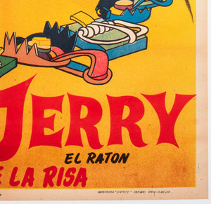 Tom and Jerry 1950s Argentinian Film Poster