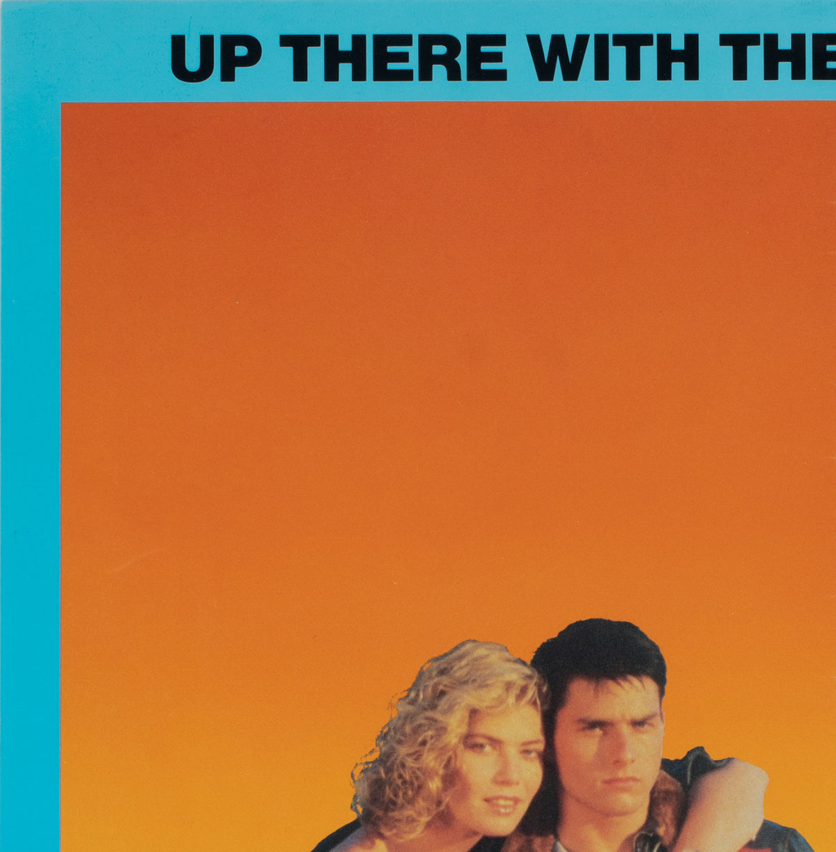 Top Gun 1986 Australian Advance Film Movie Poster - detail