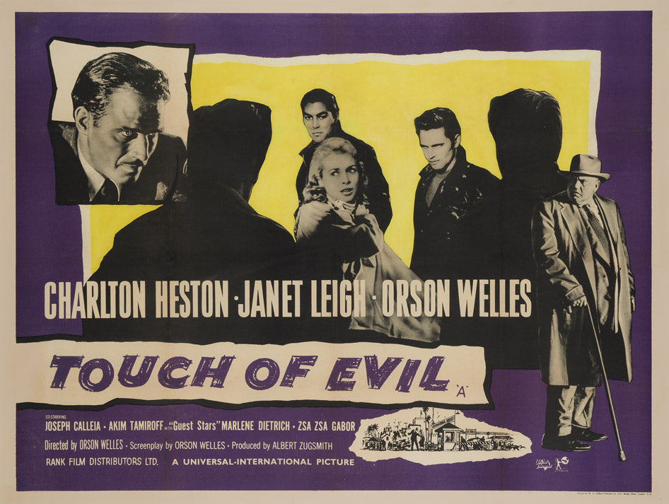 Touch of Evil 1958 UK Quad Film Poster