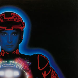 Tron 1982 Japanese B2 Advance Film Movie Poster - detail