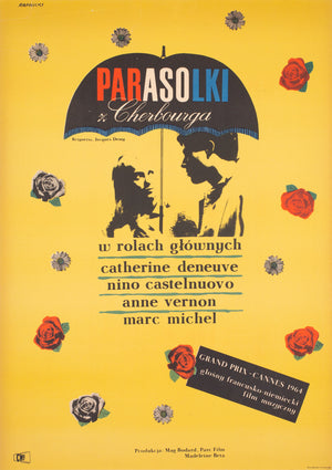 Umbrellas of Cherbourg 1966 Polish A1 Film Poster Rapnicki