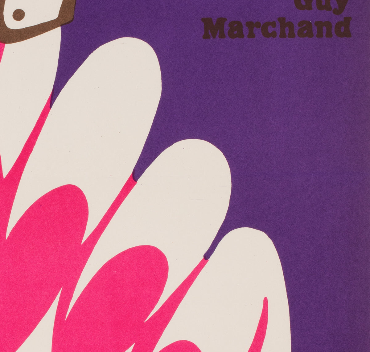 A Gorgeous Girl Like Me 1972 Polish A1 Film Movie Poster, Jerzy Treutler - detail