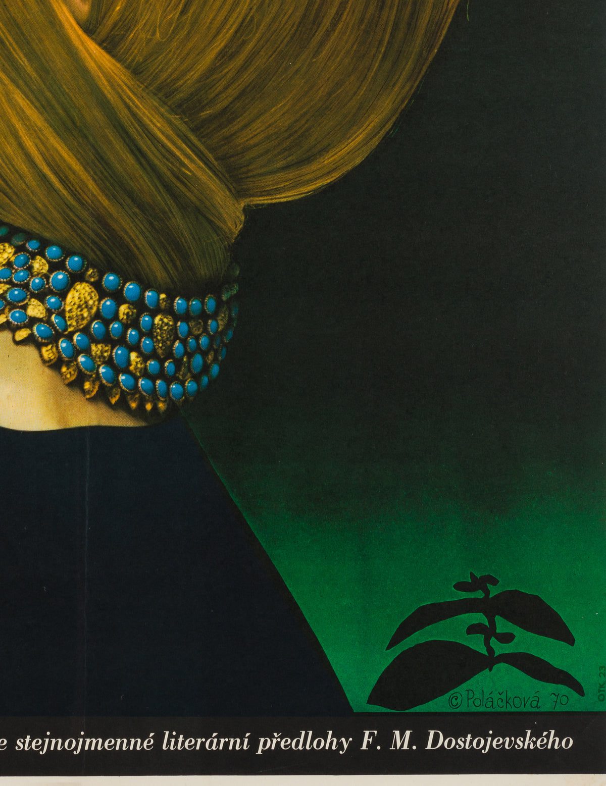 Une Femme Douce/Nezna 1970 Czech A1 Film Poster, Olga Polackova-Vyletalova