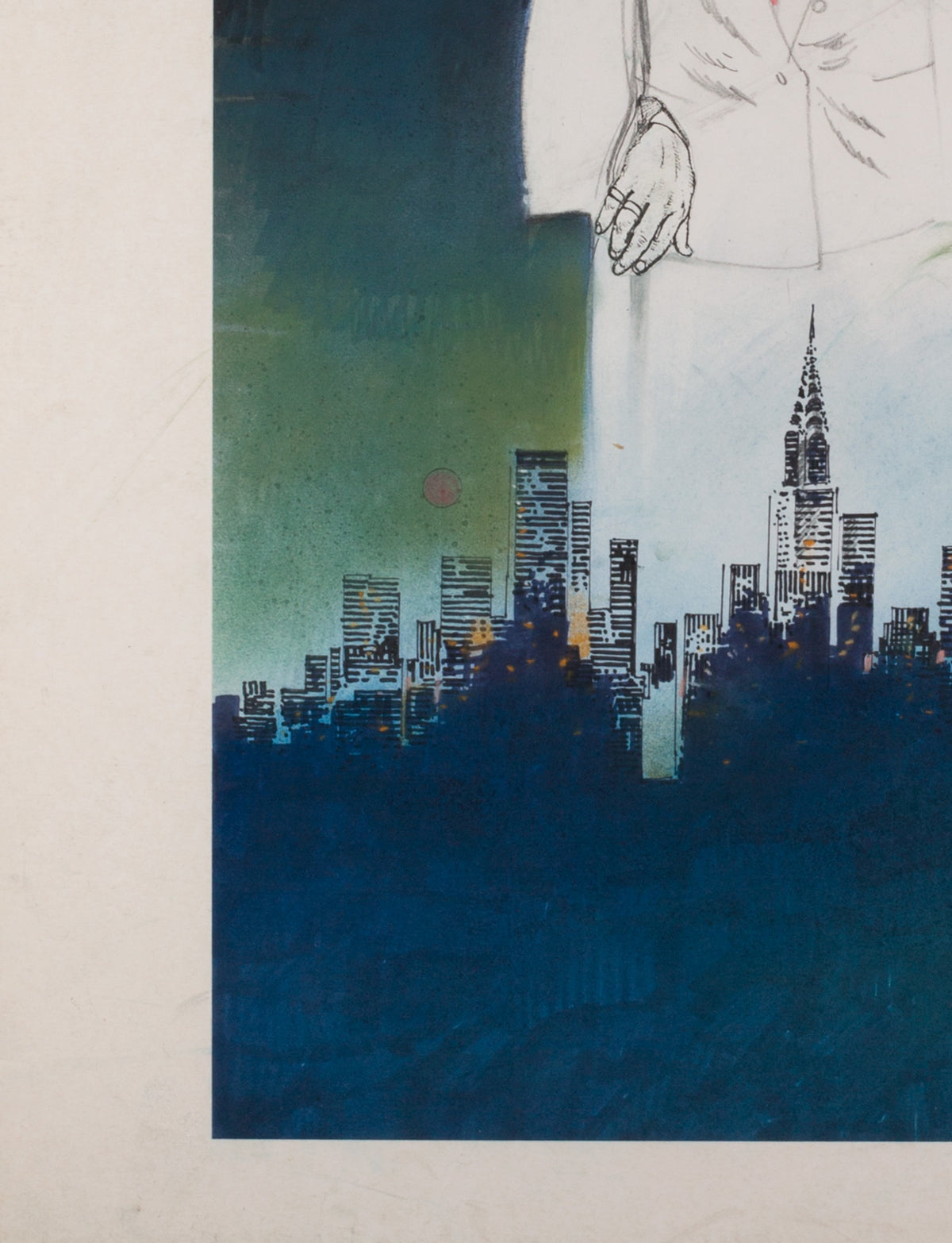 Married to the Mob 1988 Concept Artwork by Vic Fair - detail