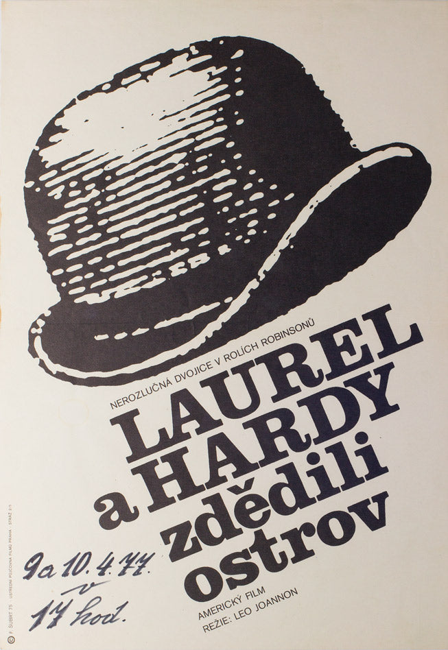 Utopia 1975 Czech A3 Film Poster, Subrt