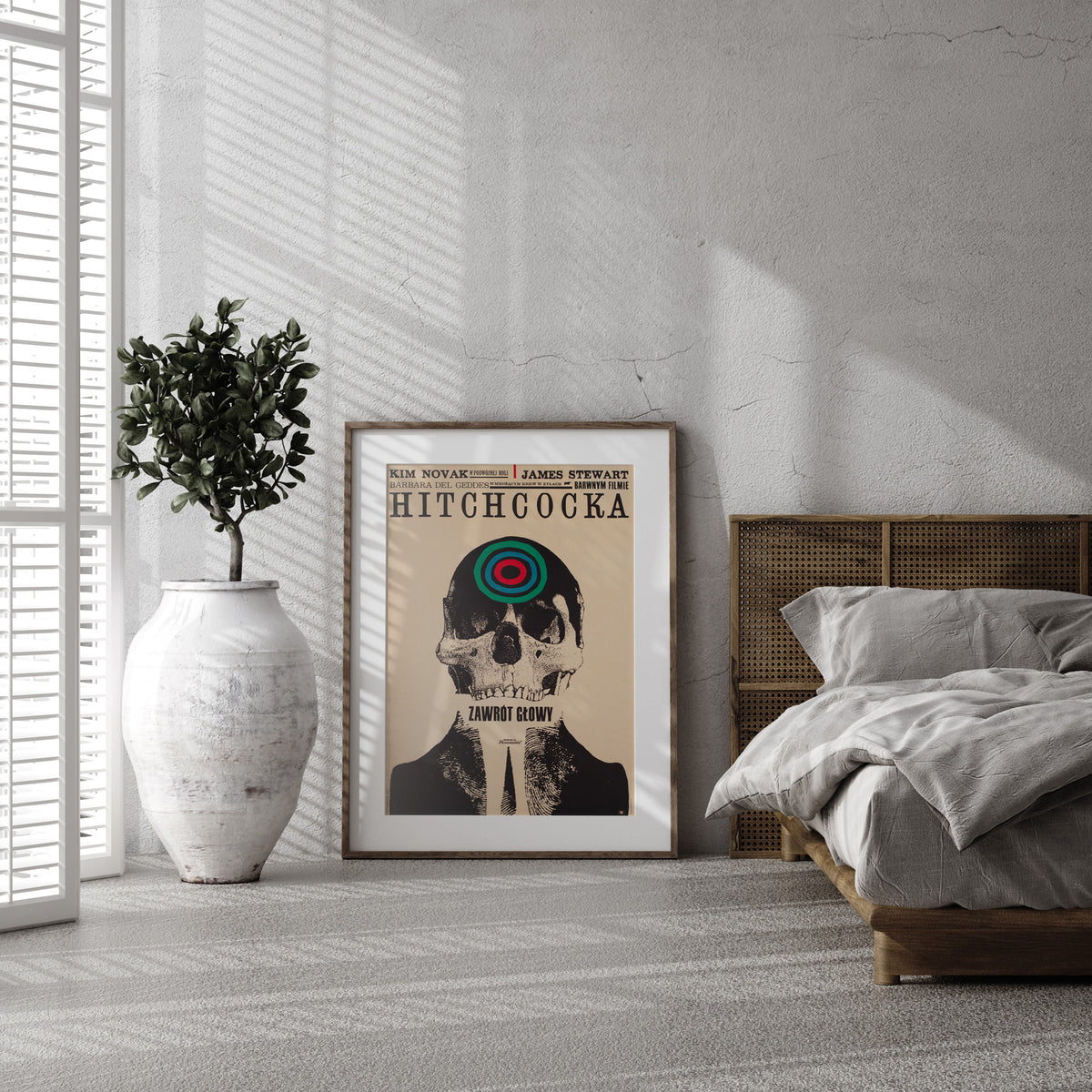 Vertigo 1963 Polish A1 Film Poster, Cieslewicz