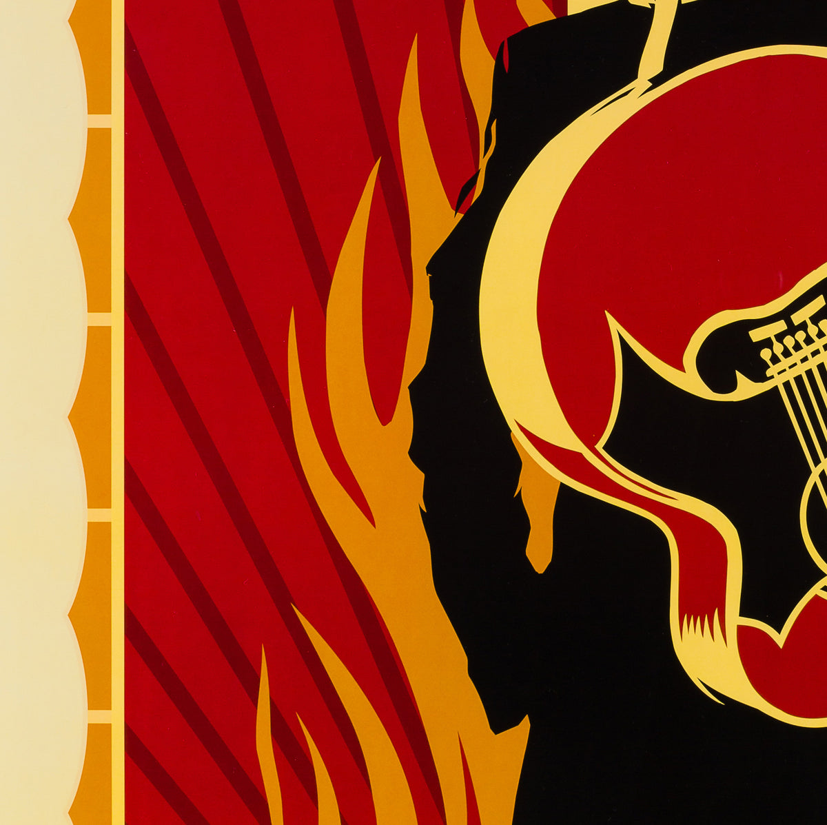 Walk the Line 2005 US 1 Sheet Advance Film Poster, Fairey - detail