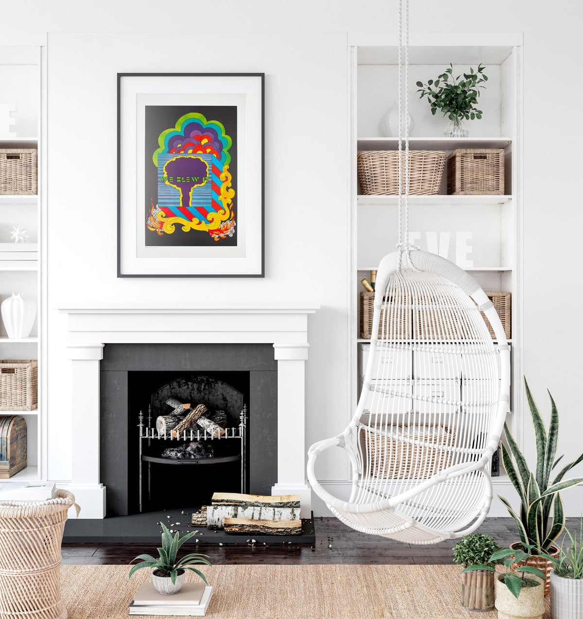 We Blew It 1970s American Political/Protest Anti-War Atomic Bomb Poster