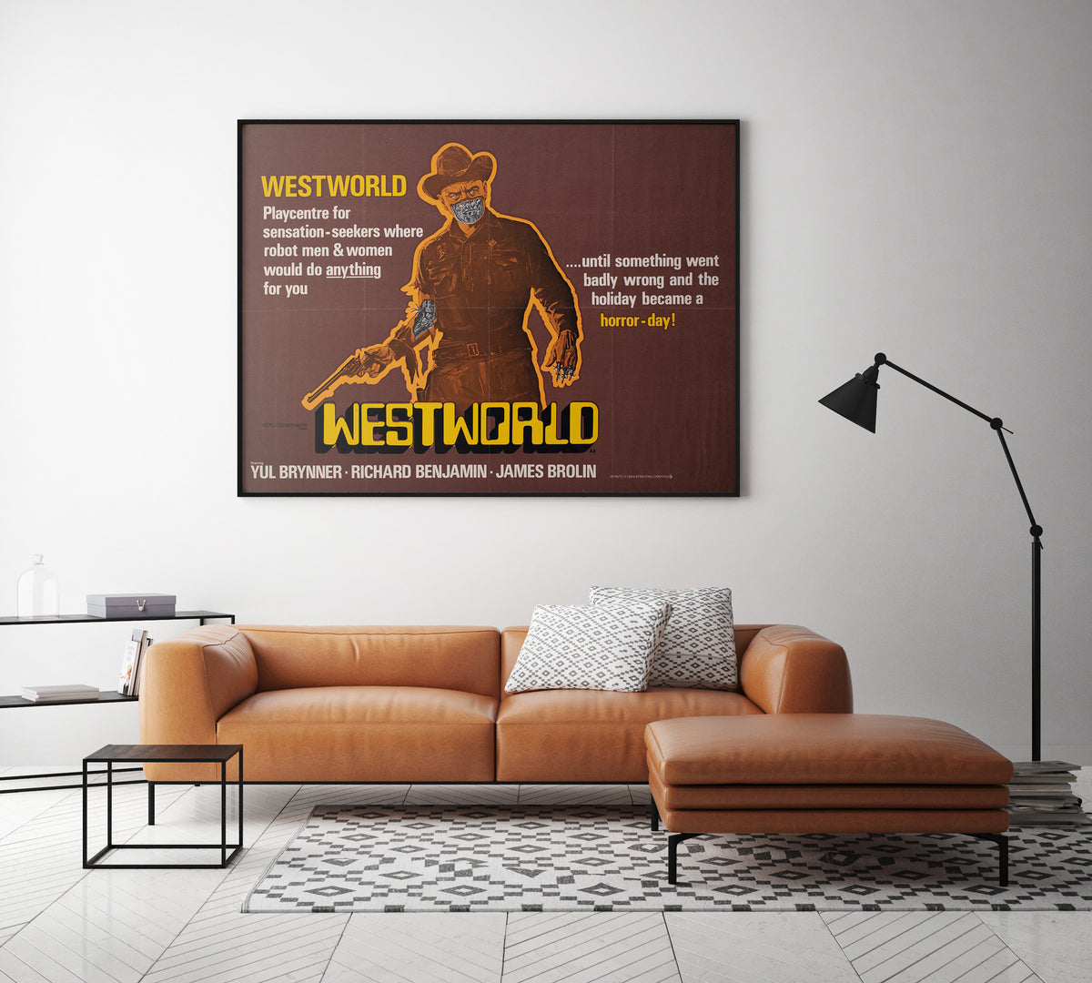 Westworld 1973 UK Quad Style B Film Movie Poster, Adams