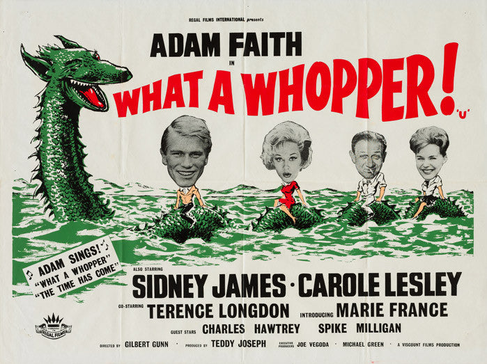 What a Whopper 1961 original vintage UK quad film movie poster