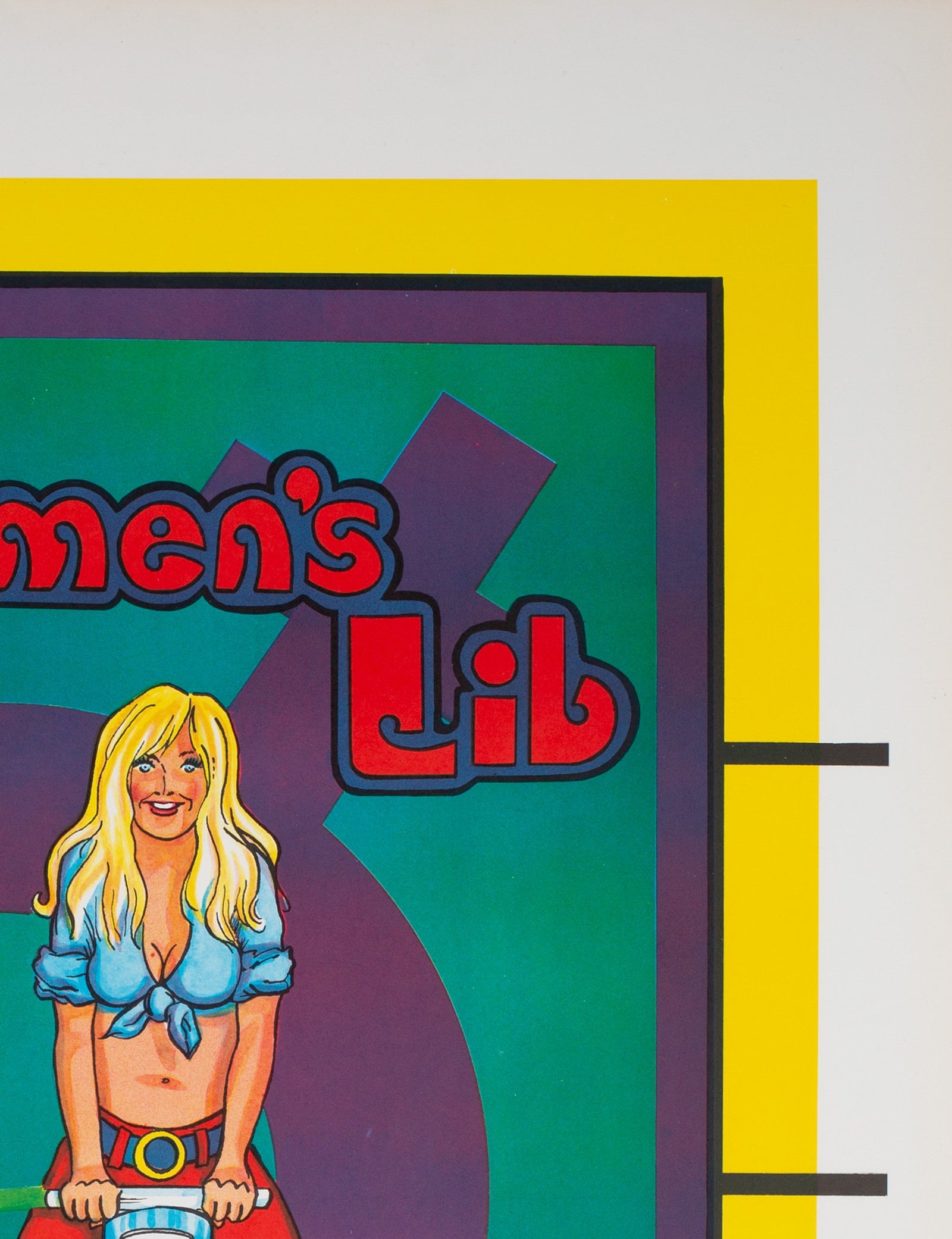 Women's Lib Can You Dig it 1970s American Political / Protest Poster