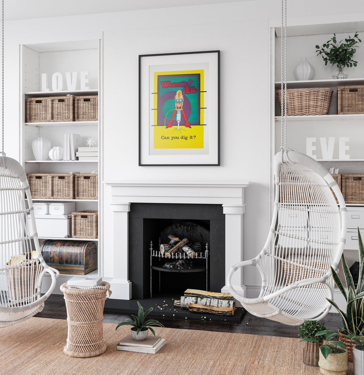 Women's Lib Can You Dig it 1970s American Political / Protest Poster