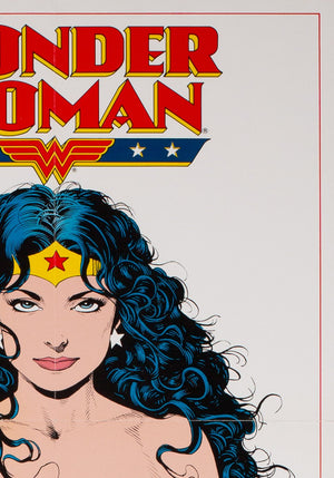 Wonder Woman 1992 DC Comics Promotional Poster, Bolland - detail
