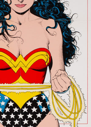 Wonder Woman 1992 DC Comics Promotional Poster, Bolland - detail