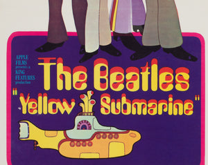 Yellow Submarine 1968 Australian Daybill Film Poster - detailX