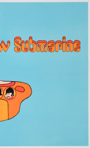 Yellow Submarine 1968 King Features Syndicate Subafilms Poster, Heinz Edelmann