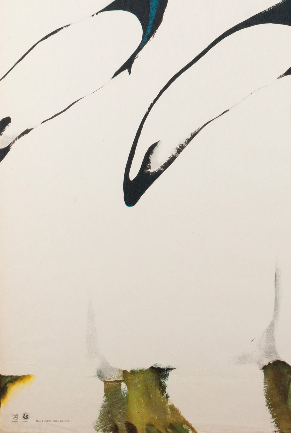 Polish Zoo Poster - 3 Penguins 1968, Mosinski