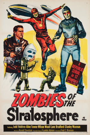 Zombies of the Stratosphere 1952 US 1 Sheet Film Movie Poster