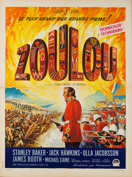 Zulu 1964 original French film poster